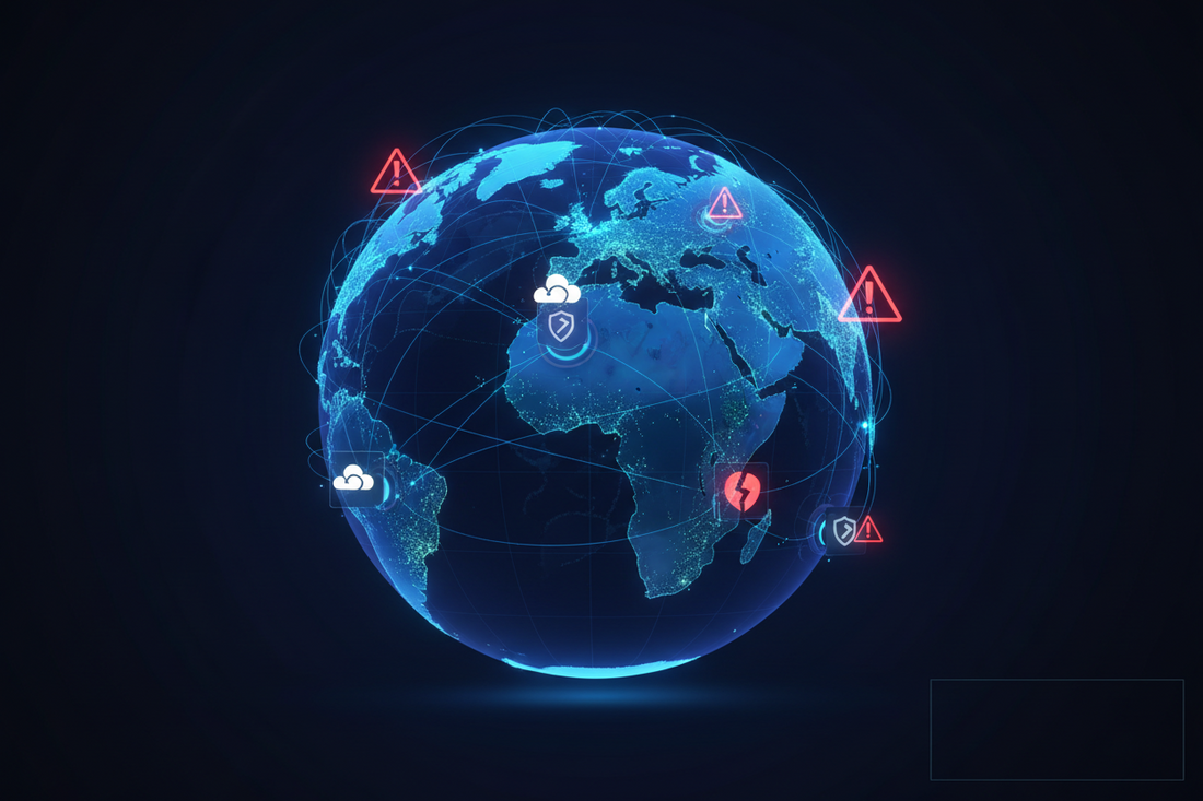 Cloudflare Outage 2025 global internet disruption infographic – Crazedo