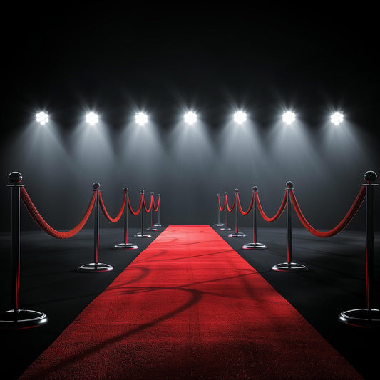 Grammys 2026 trend red carpet with spotlights ready for celebrities and awards night excitement.